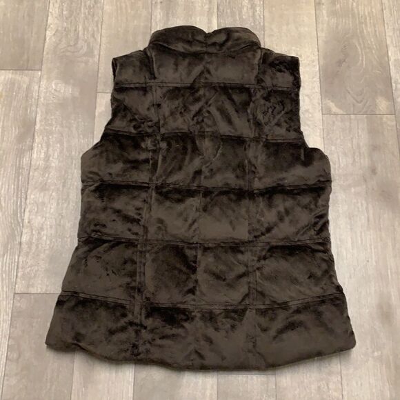 Womens Eddie Bauer Premium Goose‎ Down Velour Puffer Vest - Picture 2 of 8